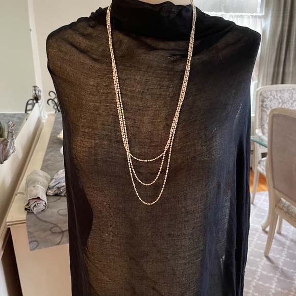 Vintage Sterling Silver 925 necklace 50 inches made in italy - Picture 3 of 4